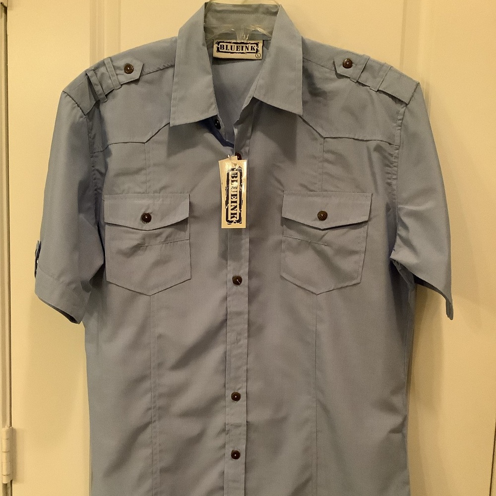 Blueink Men’s Dress Shirt Size L